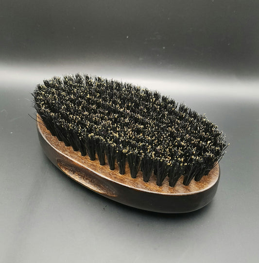 Bamboo Beard Comb & Shaving Brush Grooming Kit