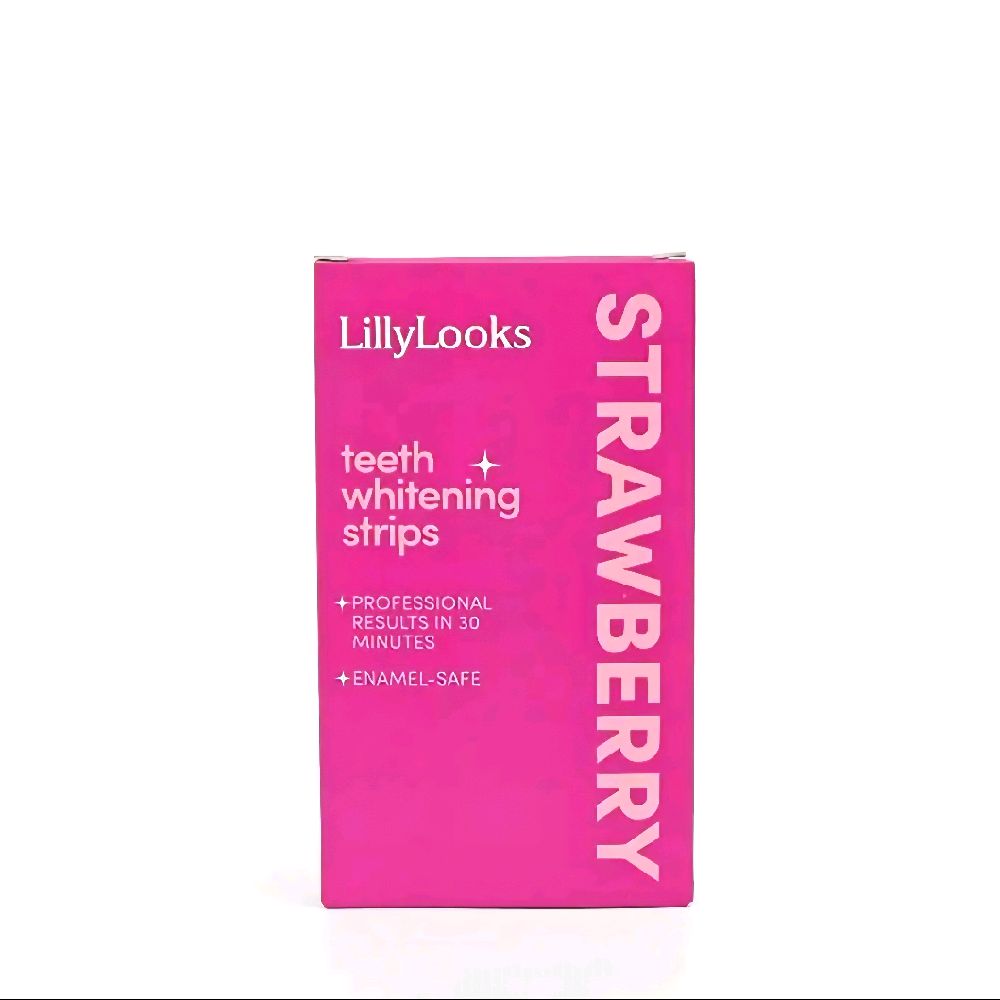 Teeth Whitening Strips | No Sensitivity | Real Flavour | Whiter Smile Fast | Strawberry, Mint or Mango