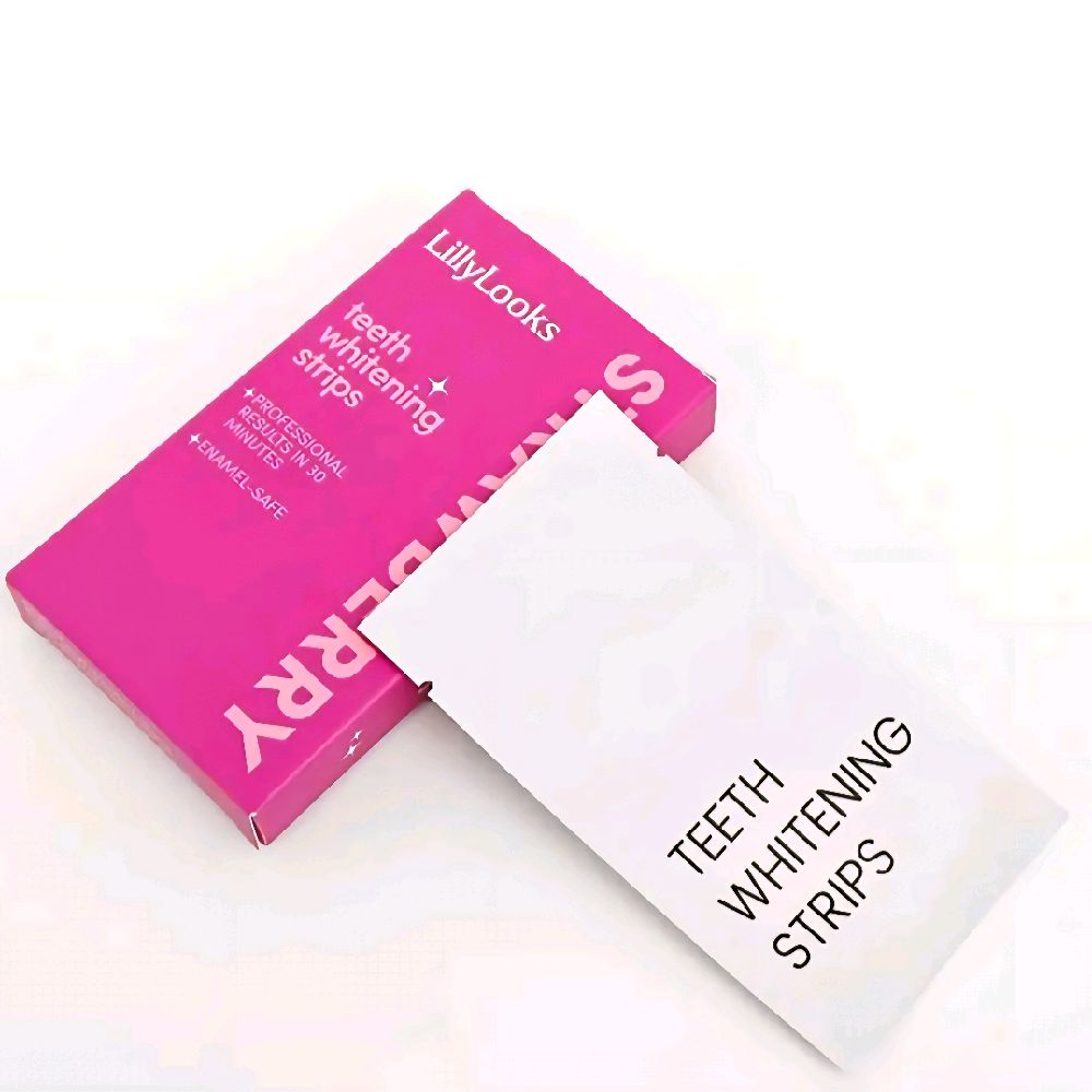 Teeth Whitening Strips | No Sensitivity | Real Flavour | Whiter Smile Fast | Strawberry, Mint or Mango