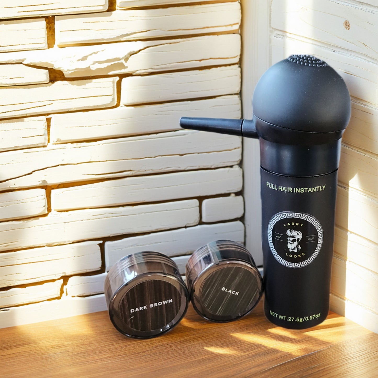 Hair Building Fiber & Easy Apply Pump Set | Thickening Powder with Spray for Men & Women | Hairline Solution